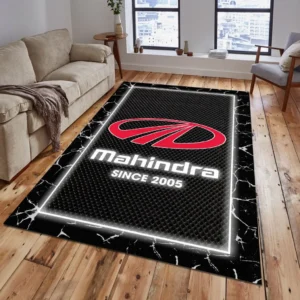 Mahindra Rug, All Over Print Carpet For Mahindra Lovers CAR15003142519 - Grey