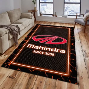 Mahindra Rug, All Over Print Carpet For Mahindra Lovers CAR15003142519 - Orange