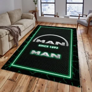Man Truck Rug, All Over Print Carpet For Man Truck Lovers CAR15003142520 - Green
