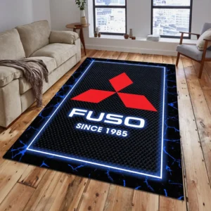 Mitsubishi Fuso Rug, All Over Print Carpet For Mitsubishi Fuso Lovers CAR15003142522 - Blue