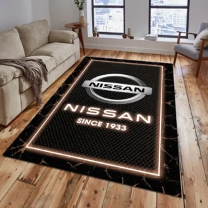 Nissan Rug, All Over Print Carpet For Nissan Lovers CAR15003142524 - Brown