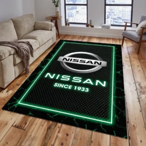 Nissan Rug, All Over Print Carpet For Nissan Lovers CAR15003142524 - Green