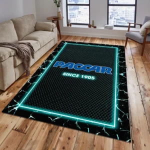 Paccar Rug, All Over Print Carpet For Paccar Lovers CAR15003142526 - Cyan