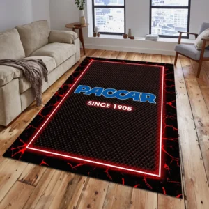 Paccar Rug, All Over Print Carpet For Paccar Lovers CAR15003142526 - Red