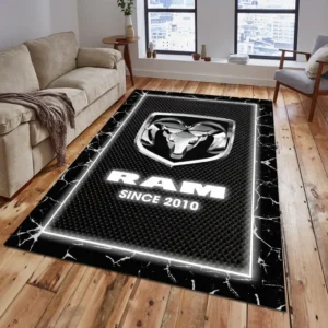 Ram Truck Rug, All Over Print Carpet For Ram Truck Lovers CAR15003142528 - Grey