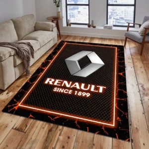 Renault Rug, All Over Print Carpet For Renault Lovers CAR15003142529 - Orange