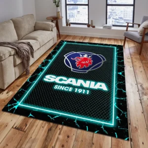 Scania Rug, All Over Print Carpet For Scania Lovers CAR15003142530 - Cyan