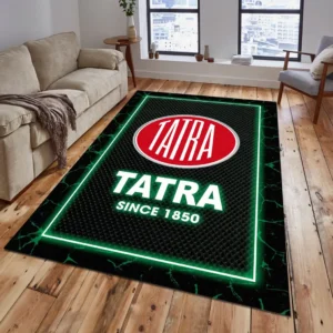 Tatra Rug, All Over Print Carpet For Tatra Lovers CAR15003142532 - Green
