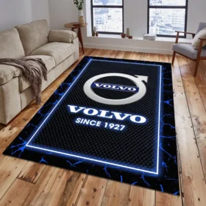 Volvo Rug, All Over Print Carpet For Volvo Lovers CAR15003142535 - Blue