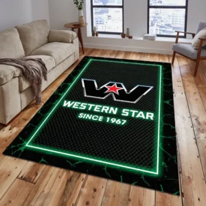 Western Star Rug, All Over Print Carpet For Western Star Lovers CAR15003142536 - Green