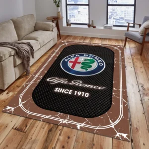 Alfa Romeo Rug, All Over Print Carpet For Alfa Romeo Lovers CAR15203142500 - Brown