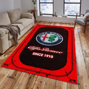 Alfa Romeo Rug, All Over Print Carpet For Alfa Romeo Lovers CAR15203142500 - Red