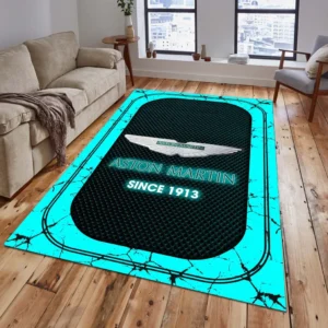 Aston Martin Rug, All Over Print Carpet For Aston Martin Lovers CAR15203142501 - Cyan