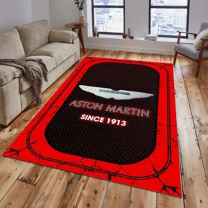 Aston Martin Rug, All Over Print Carpet For Aston Martin Lovers CAR15203142501 - Red
