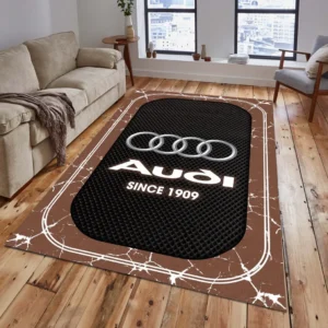 Audi Rug, All Over Print Carpet For Audi Lovers CAR15203142502 - Brown