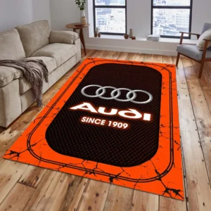 Audi Rug, All Over Print Carpet For Audi Lovers CAR15203142502 - Orange