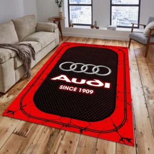 Audi Rug, All Over Print Carpet For Audi Lovers CAR15203142502 - Red