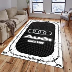 Audi Rug, All Over Print Carpet For Audi Lovers CAR15203142502 - White