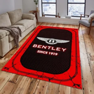 Bentley Rug, All Over Print Carpet For Bentley Lovers CAR15203142503 - Red