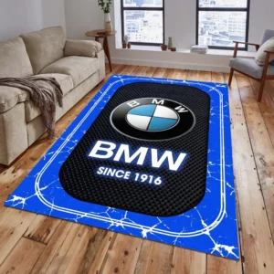 BMW Car Rug, All Over Print Carpet For BMW Car Lovers CAR15203142504 - Blue