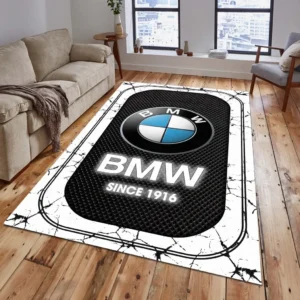 BMW Car Rug, All Over Print Carpet For BMW Car Lovers CAR15203142504 - White