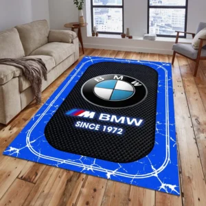 BMW M Car Rug, All Over Print Carpet For BMW M Car Lovers CAR15203142505 - Blue