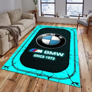 BMW M Car Rug, All Over Print Carpet For BMW M Car Lovers CAR15203142505 - Cyan