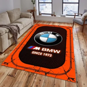 BMW M Car Rug, All Over Print Carpet For BMW M Car Lovers CAR15203142505 - Orange