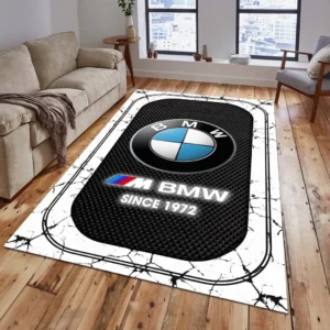 BMW M Car Rug, All Over Print Carpet For BMW M Car Lovers CAR15203142505 - White