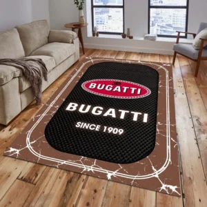 Bugatti Rug, All Over Print Carpet For Bugatti Lovers CAR15203142507 - Brown