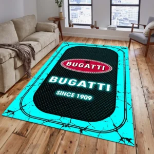 Bugatti Rug, All Over Print Carpet For Bugatti Lovers CAR15203142507 - Cyan