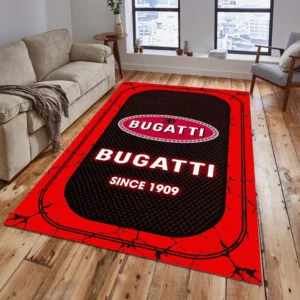 Bugatti Rug, All Over Print Carpet For Bugatti Lovers CAR15203142507 - Red