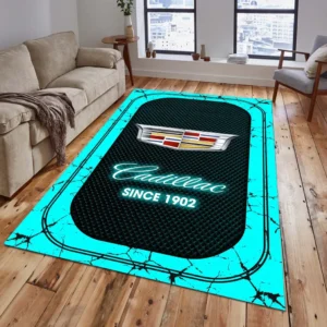 Cadillac Rug, All Over Print Carpet For Cadillac Lovers CAR15203142509 - Cyan