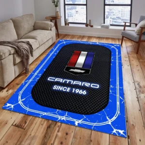 Chevrolet Camaro Rug, All Over Print Carpet For Chevrolet Camaro Lovers CAR15203142510 - Blue