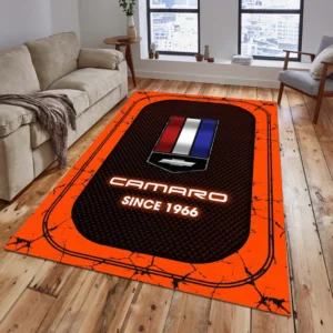 Chevrolet Camaro Rug, All Over Print Carpet For Chevrolet Camaro Lovers CAR15203142510 - Orange