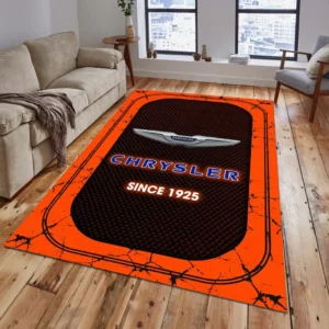 Chrysler Rug, All Over Print Carpet For Chrysler Lovers CAR15203142513 - Orange