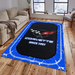 Corvette C5 Rug, All Over Print Carpet For Corvette C5 Lovers CAR15203142515 - Blue