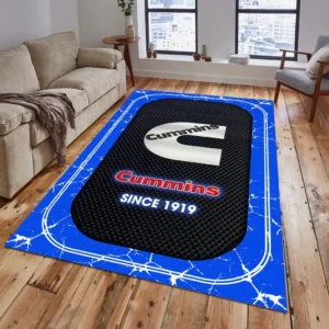 Cummins Rug, All Over Print Carpet For Cummins Lovers CAR15203142518 - Blue