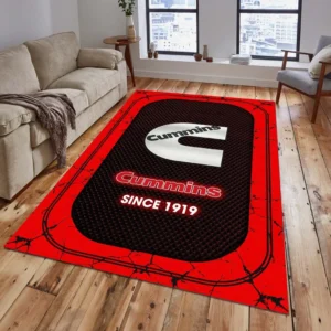 Cummins Rug, All Over Print Carpet For Cummins Lovers CAR15203142518 - Red
