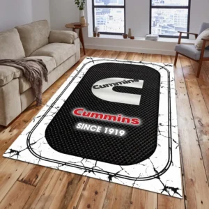 Cummins Rug, All Over Print Carpet For Cummins Lovers CAR15203142518 - White