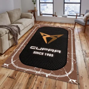 Cupra Rug, All Over Print Carpet For Cupra Lovers CAR15203142519 - Brown