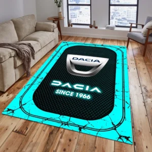Dacia Rug, All Over Print Carpet For Dacia Lovers CAR15203142520 - Cyan