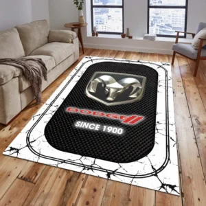 Dodge Rug, All Over Print Carpet For Dodge Lovers CAR15203142523 - White