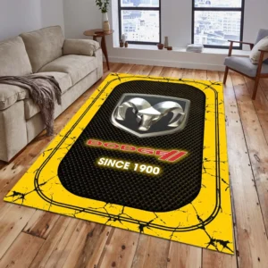 Dodge Rug, All Over Print Carpet For Dodge Lovers CAR15203142523 - Yelloư