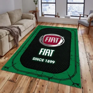 Fiat Rug, All Over Print Carpet For Fiat Lovers CAR15203142525 - Green