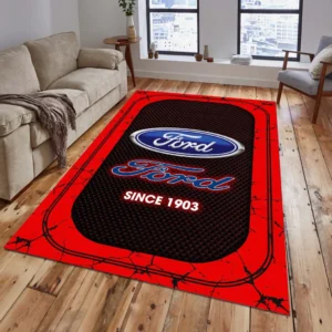 Ford Rug, All Over Print Carpet For Ford Lovers CAR15203142528 - Red