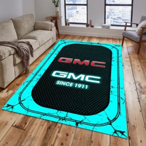 GMC Car Rug, All Over Print Carpet For GMC Car Lovers CAR15203142529 - Cyan
