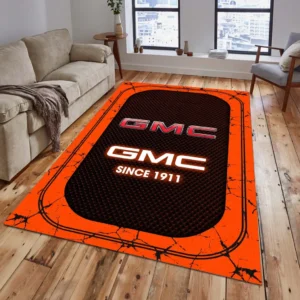 GMC Car Rug, All Over Print Carpet For GMC Car Lovers CAR15203142529 - Orange