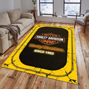 Harley-Davidson Rug, All Over Print Carpet For Harley-Davidson Lovers CAR15203142530 - Yelloư