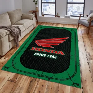 Honda Motorcycle Rug, All Over Print Carpet For Honda Motorcycle Lovers CAR15203142531 - Green